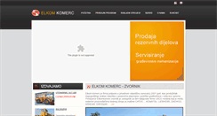 Desktop Screenshot of elkomkomerc.com