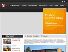 Tablet Screenshot of elkomkomerc.com